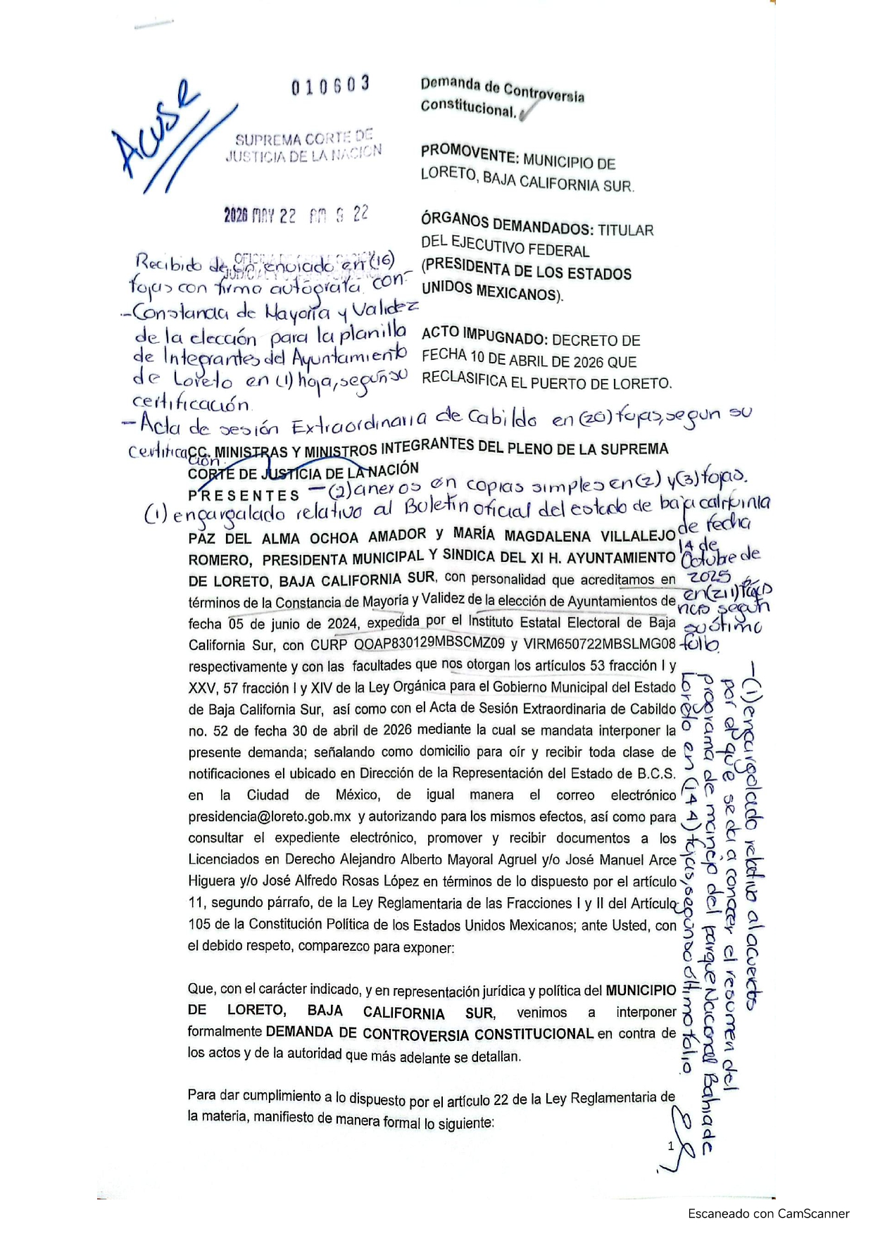 ⚖️🌊 LORETO DA UN PASO HISTÓRICO EN DEFENSA DE SU FUTURO 🌊⚖️